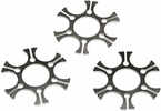 Link to Designed for use with 10mm Auto ammunition used in the Ruger® GP100® Match Champion™. These full moon clips are made from .032-thickness stainless steel and function as a speed loader as well as to assure positive ejection. The Moon Clips have an optimized charge hole design for positive ejection over a wide range of 10mm Auto ammunition. The easy to load full moon clips act as a speed loader for quick reloads. The design allows for loading and unloading without the use of a moon clip tool. Sold